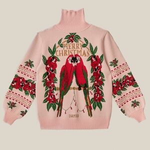Merry Christmas Knit Sweater Farm Rio